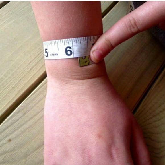 NWOT Handmade Brown Leather Wrap Bracelet with Turquoise accents, customizable - Picture 3 of 3